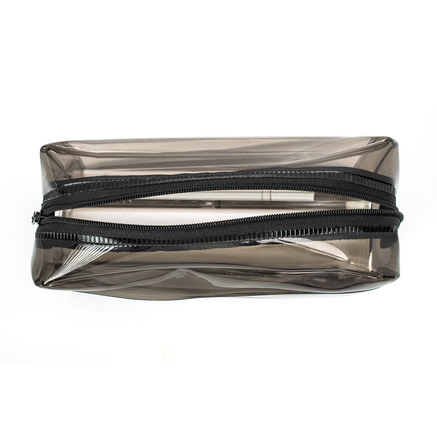 Factory Wholesales Transparent Ethylene Vinyl Acetate Eva Clear  Makeup Bag Cosmetic Bag Zipper Logo Cosmetic Bag