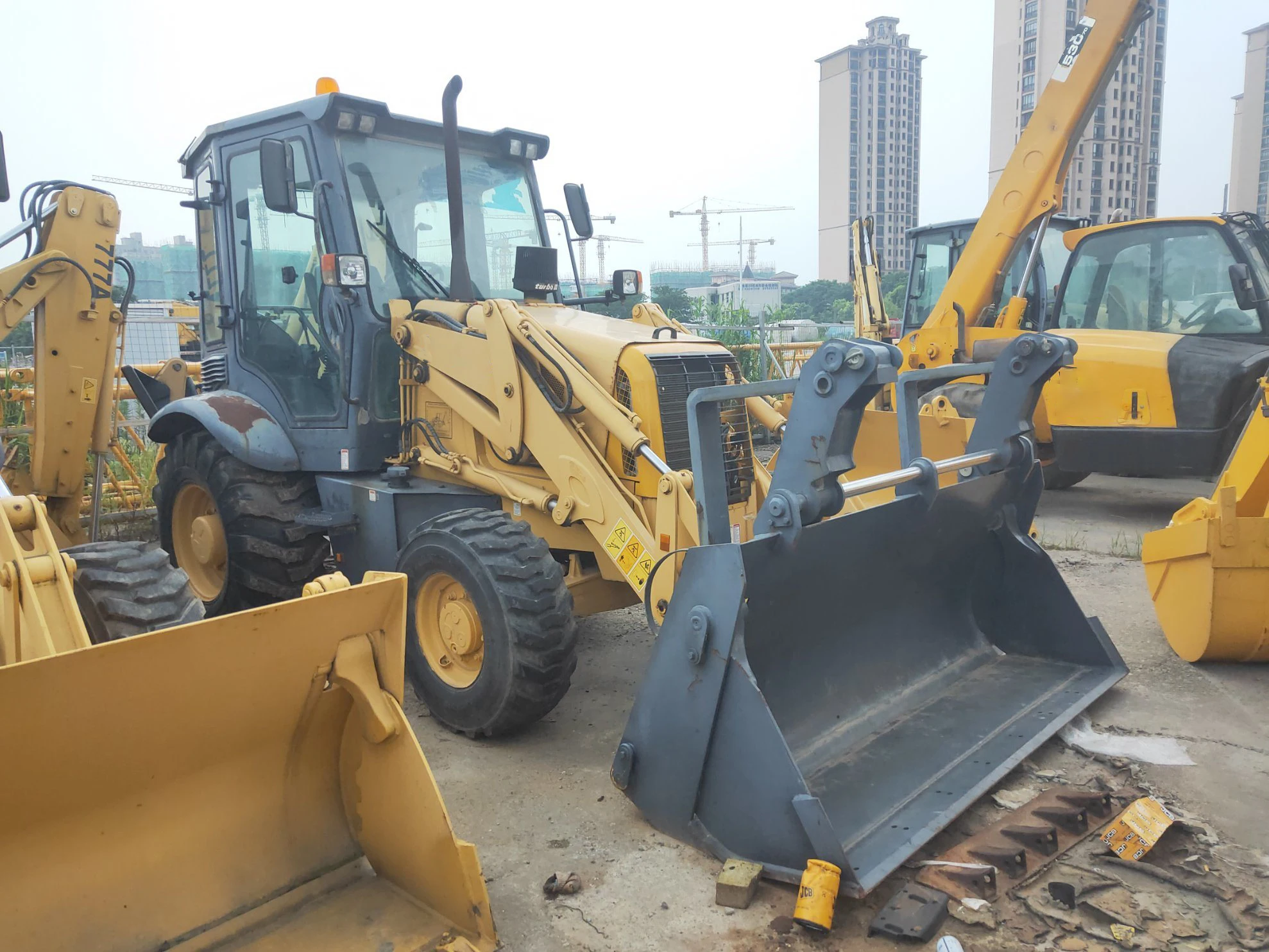 Backhoe Loader CLG766A Wheel Backhoe Loader Skid Steer Loader