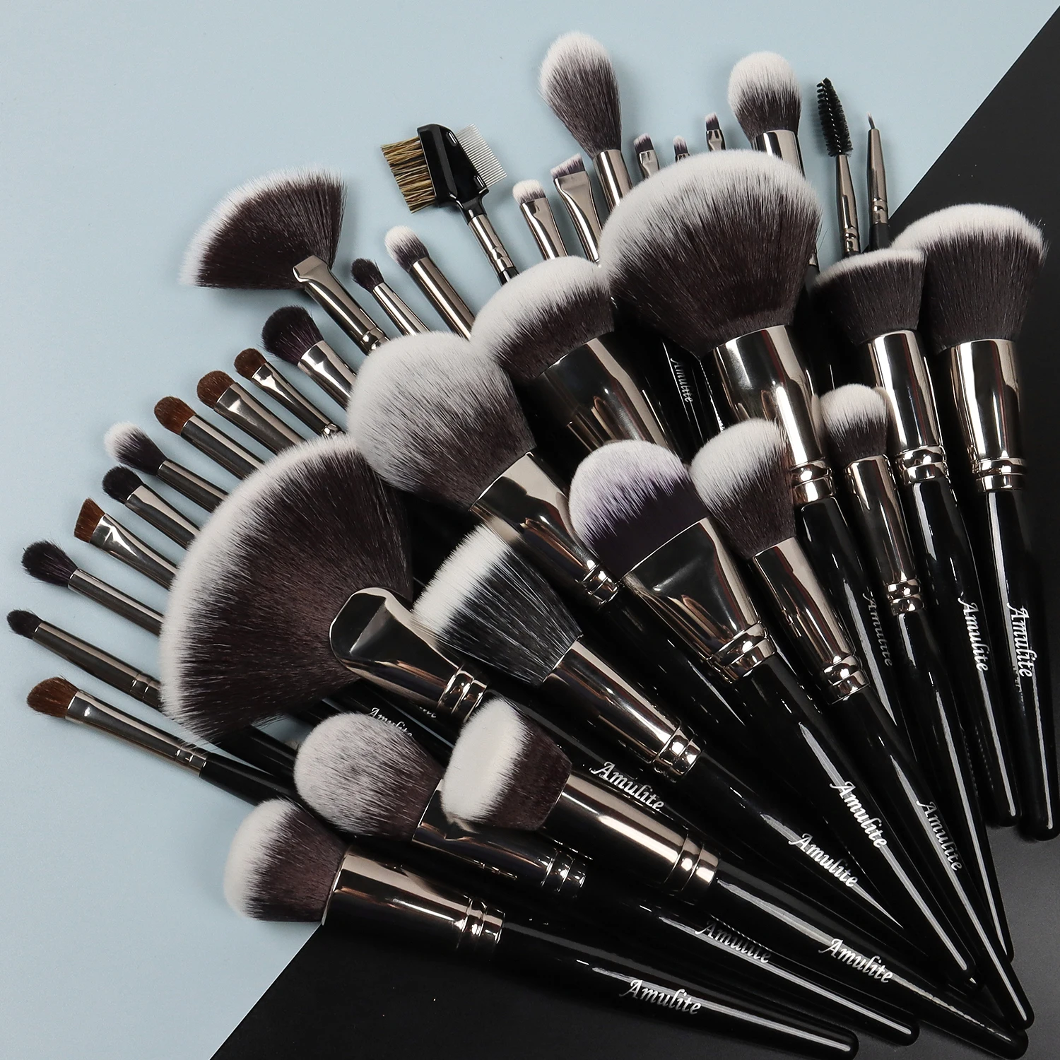 Amulite Professional Makeup Brush Set 36pcs 30pcs 20pcs 10pcs Freely Combined Professional Custom Makeup Brushes