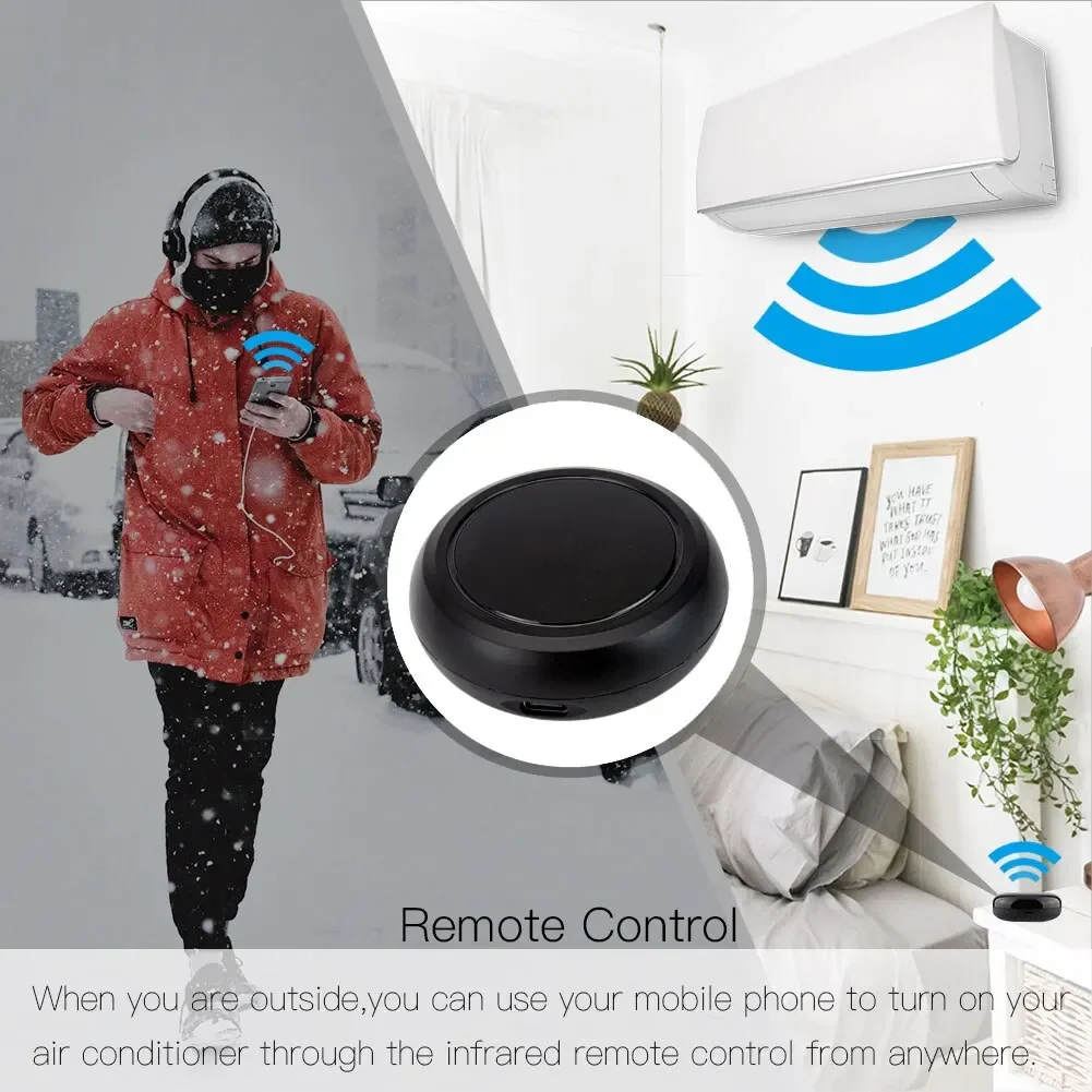 Smart IR Controller Wifi Smart Home Blaster Infrared Wireless Remote Control via Smart Life Tuya APP Work with Alexa Google Home