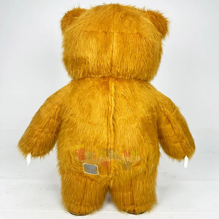 Scary Zombie Teddy Bear Mascot Costume Plush Suit Stuffed Animal Character Cosplay Cartoon Halloween Outfits Fancy Adults