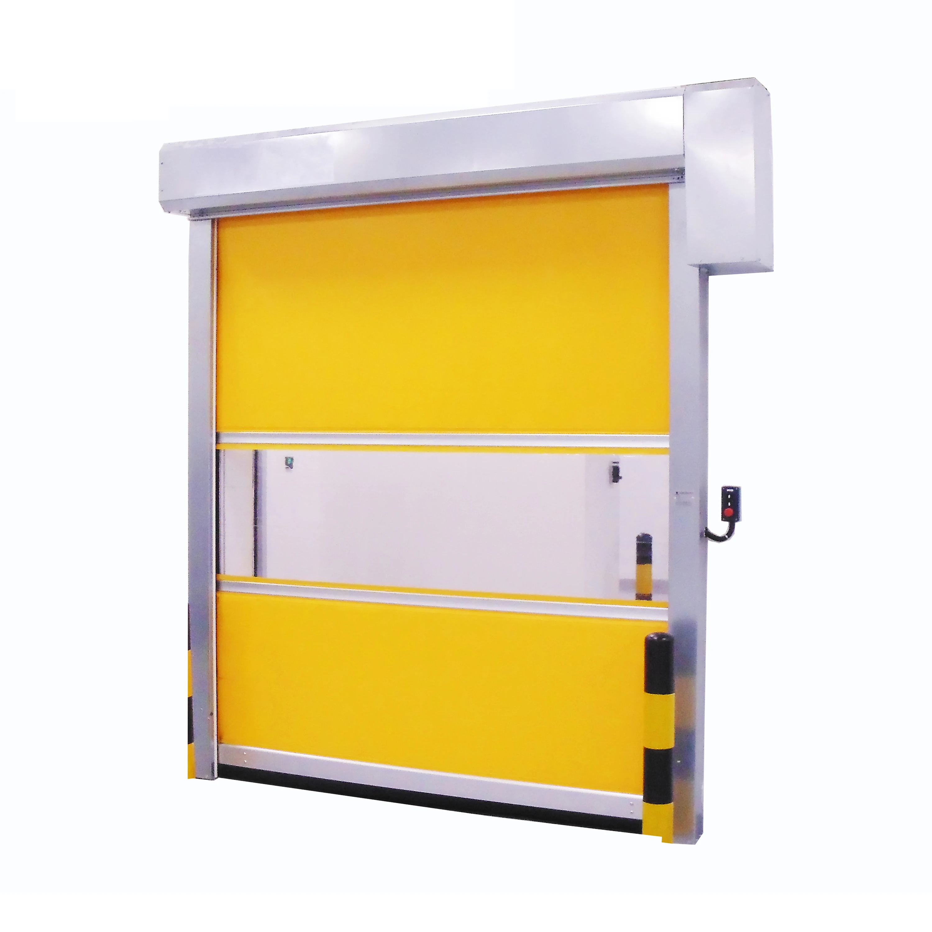Factory custom industrial soft PVC Speed door flexible wind resistant garage villa rolling door security door