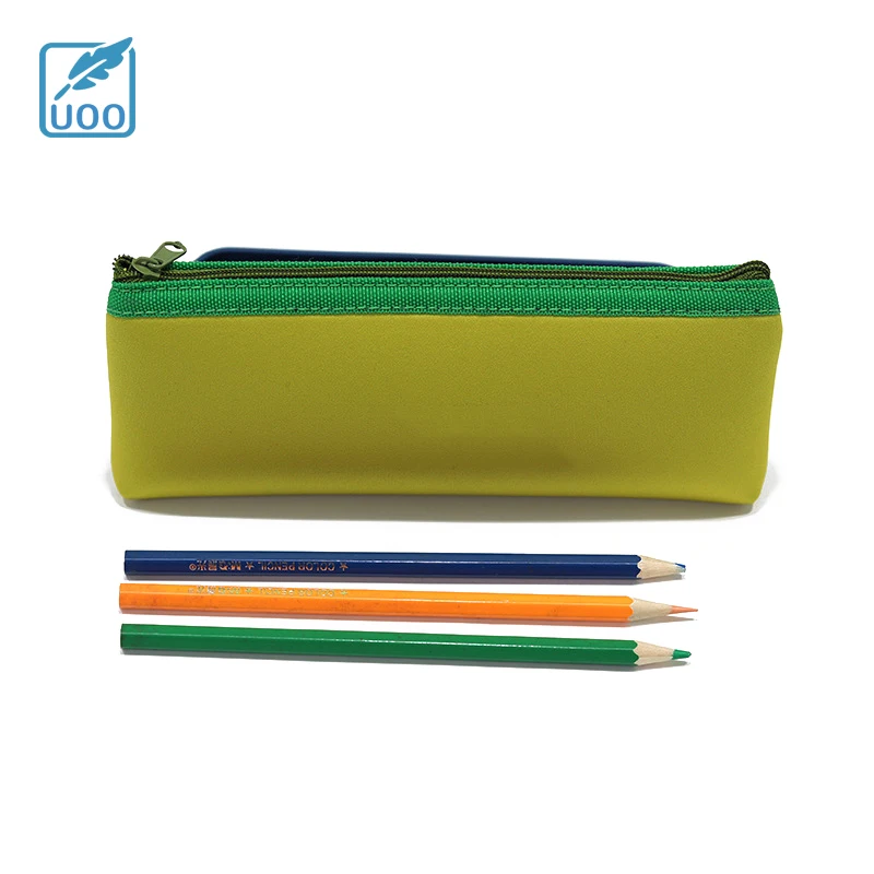 UOO OEM RPET Recycled Customized Design and Size Neoprene Pencil Case Oem