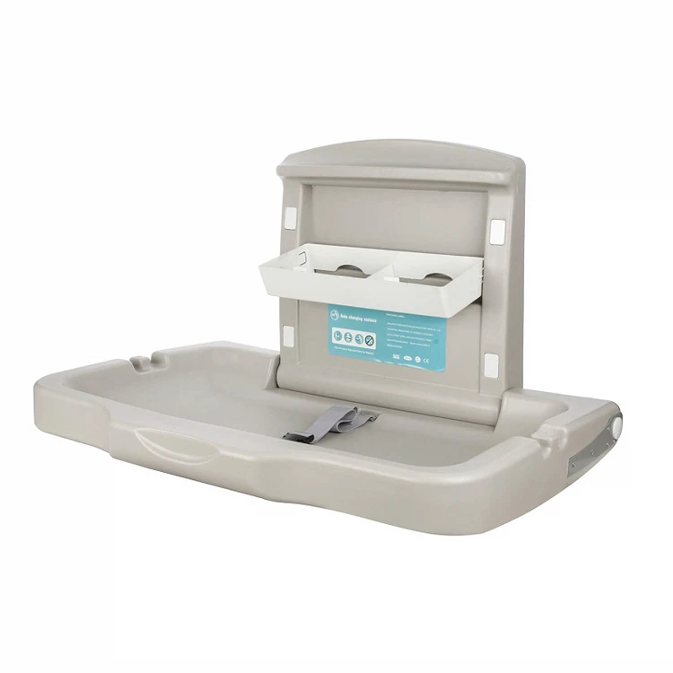 
Hospital foldable baby diaper basket changing station change table mat for baby wall mounted for parents taking care 