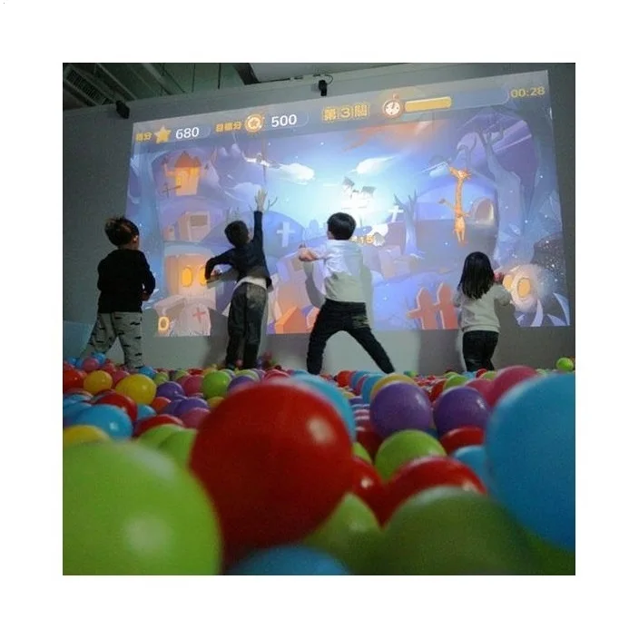 games Ball Guns Interactive Wal Projector Indoor Interactive Wall projection amusement for kids