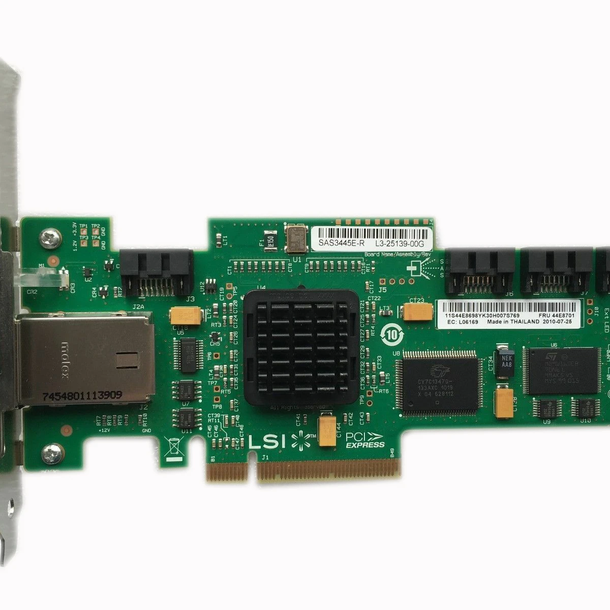 Raid-плата используется для IBM SAS карты SAS3445E-R PCI-E 8X 44E8700 44E8701