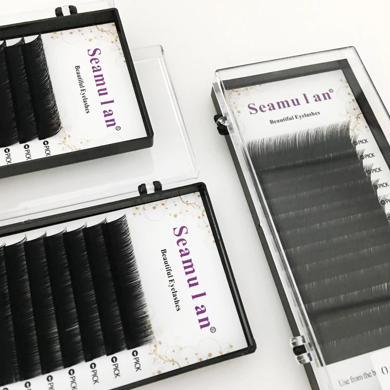 2021Private Label Easy Handcraft Fans Fanning Eyelash Eyelashes Strips Fans HandMade Other False Eyelashes Korea PBT Fiber