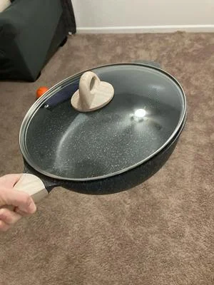 Mini Egg Fried Non-stick Marble Cookware Frypan with Induction Bottom Aluminum Alloy Die Casting Skillet