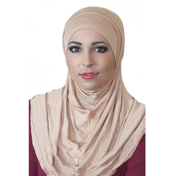 2024 Newest High Quality 2pc Amira Hijab Convenient Comfortable Scarf Dubai Fashionable Versatility Shawls With Undercap Muslim