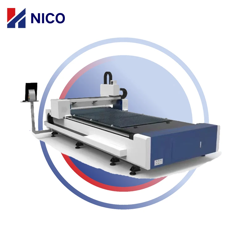 Easy To Use 1500W 3000W 6000W Switching Platform Optic Fiber Metal Plates Slicing Machine For Stainless Steel
