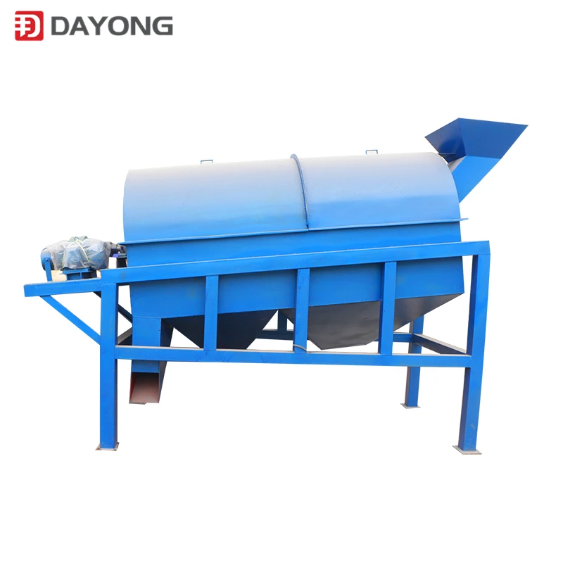 Carbon Steel Trommel Rotary Sieve For Sand Grain