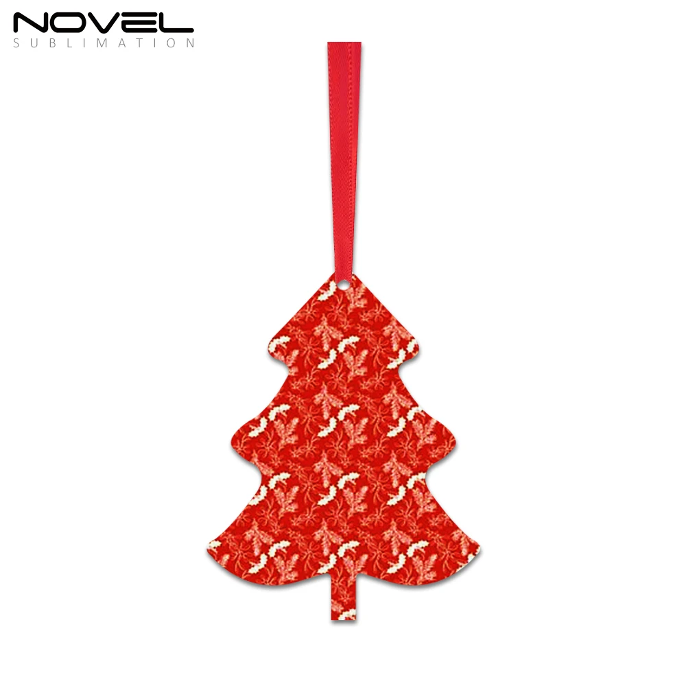 Fashion Custom Blank Car Felt Air Freshener Pendant Sublimation DIY Felt Christmas Ornaments