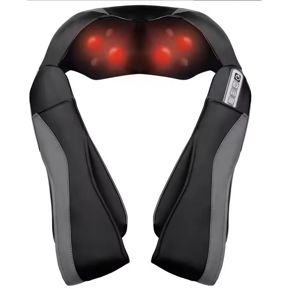 Shenzhen Electric Machine Shiatsu Pain Relief Therapy With Heat Massage Shawl Tool Neck And Shoulder Back Massager