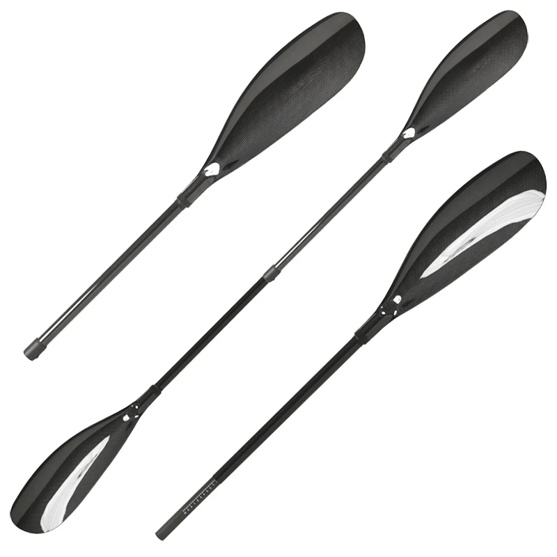 HOFi 3K Medium Paddle 2020 Model Carbon Fiber Shell  XI Adjustable Wing Kayak Paddle with Plain Design