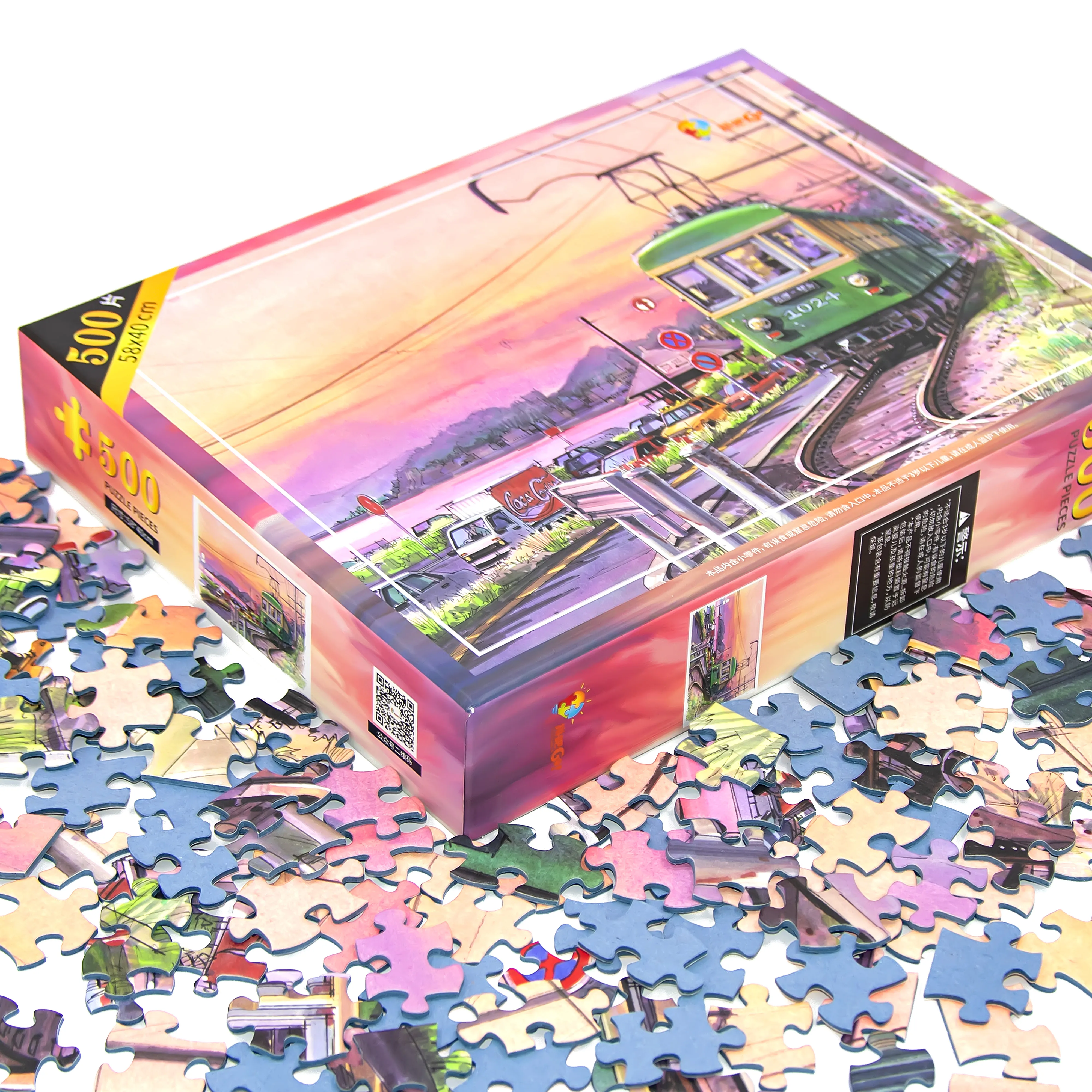 Customized 500 Piece Jigsaw Puzzles for Kids - Personalized Paper Puzzle Games