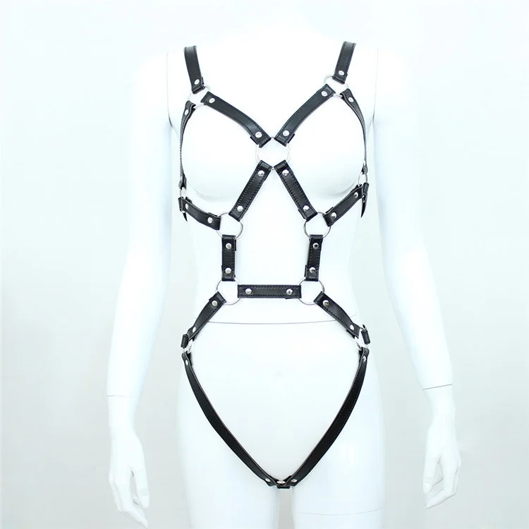 Factory Direct Sales of Adult Products Flirting Leather Clothes Sex Toys Adult Couple Toys Leather Nightclub Clothes
