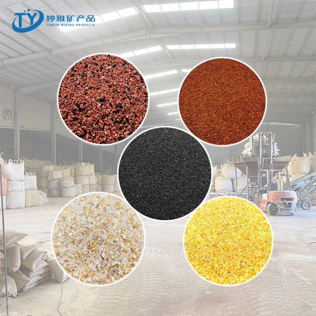Decoration Black Color Gravels Marine Aquarium Substrate Fine Silica Sands in Fish Tank Landscaping Sand