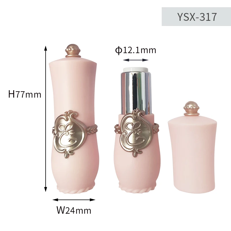 Factory Direct Court Styles Empty Lip Balm Container Of Cosmetic Package Ladies lipstick tube