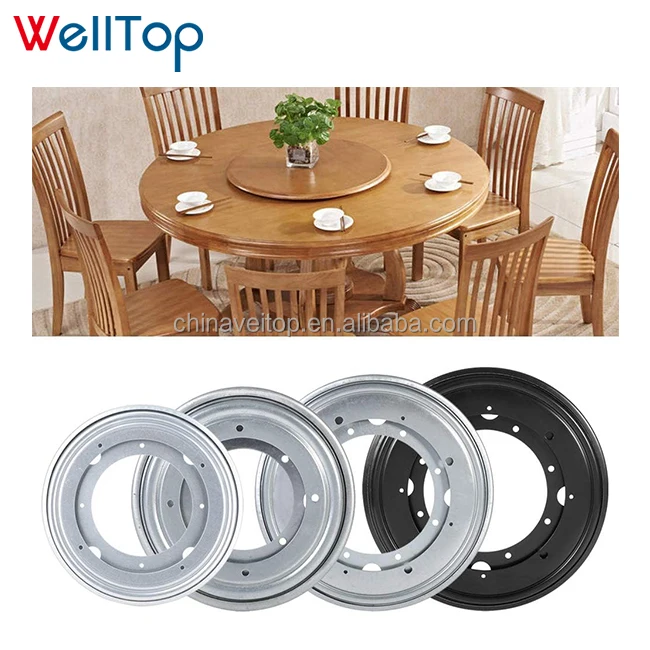 New Furniture Hardware Heavy Duty Swivel Plate 360 Degree Square Metal Lazy Susan Turntable Rotating Swivel Plates