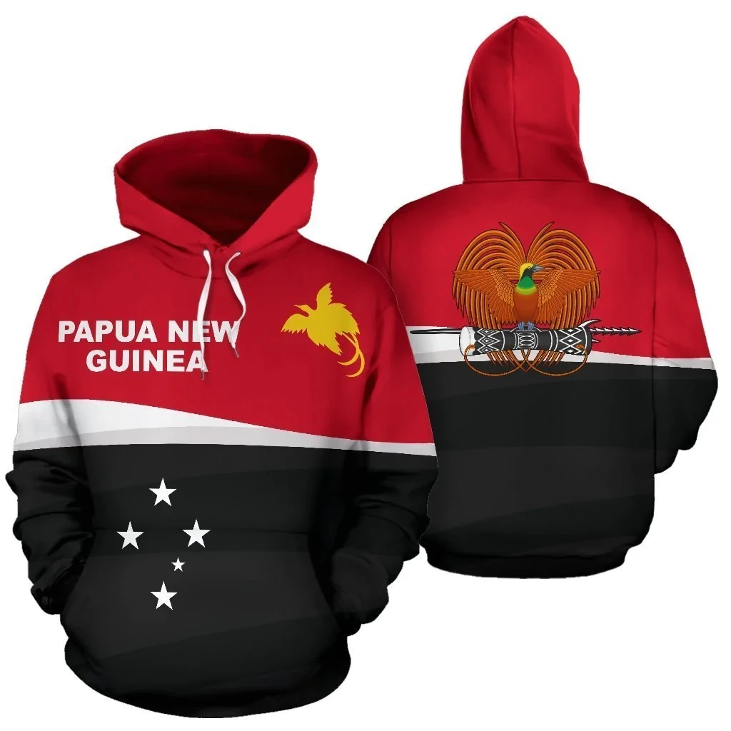 Papua New Guinea Style Hoodie Customized POD Hoodies Casual Women Sweatshirt Autumn Winter Top Fashion Hooded Clothes Wholesale
