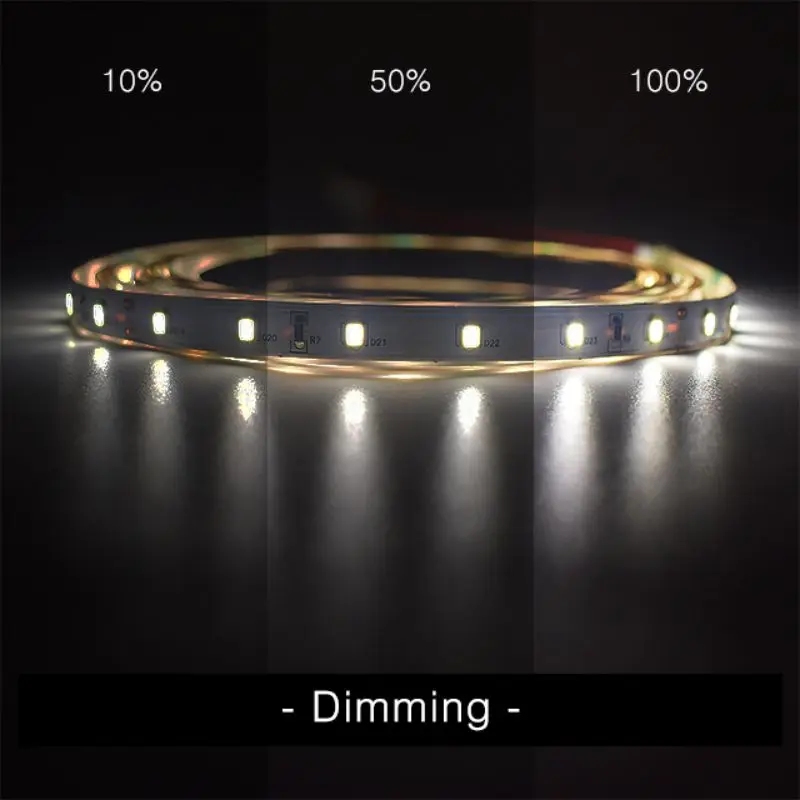 Decoration LED Strip Lighting Kit series-60LED chips-DC 12/24V SMD 2835-14.4W/Meter-From 2200-6500K-Ready to use for you