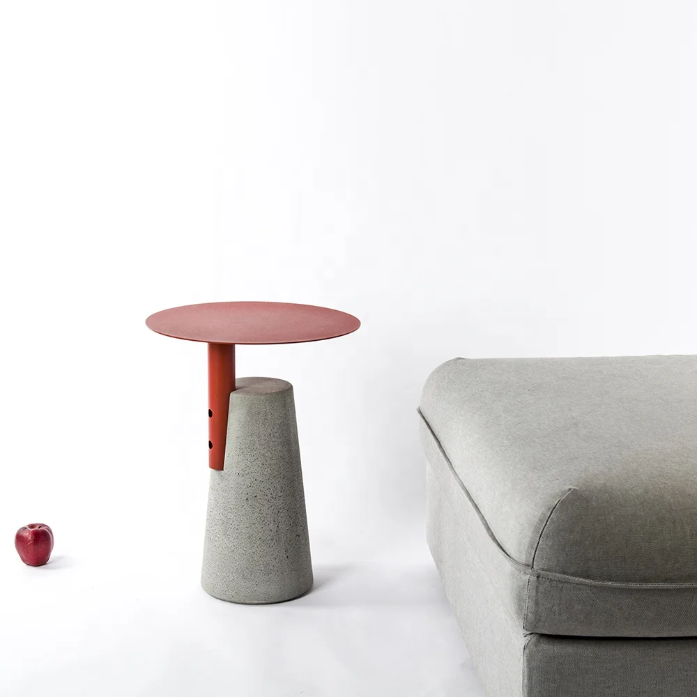 
Bentu Bai modern antique rustic rattan round cafe table reclining coffee table space saving furniture for living room 