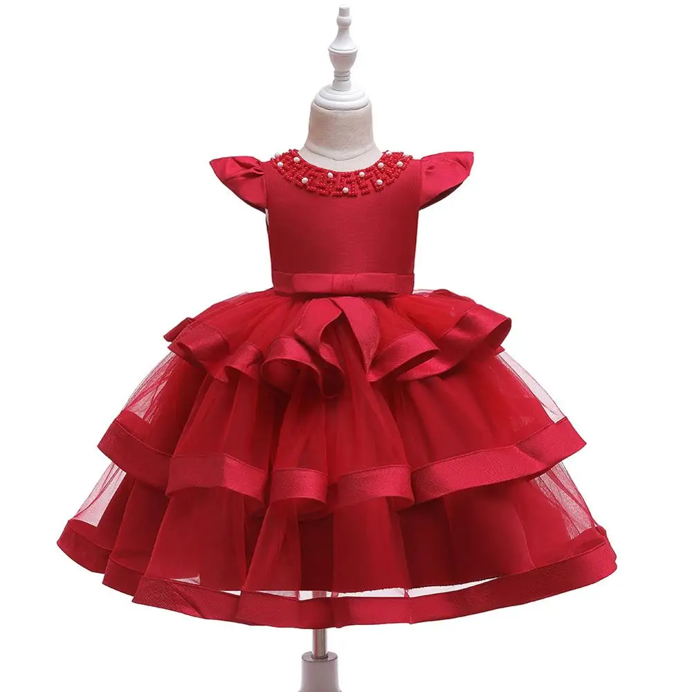 
fall 5 years boutique princess kids clothing baby evening party children wears girls dress 