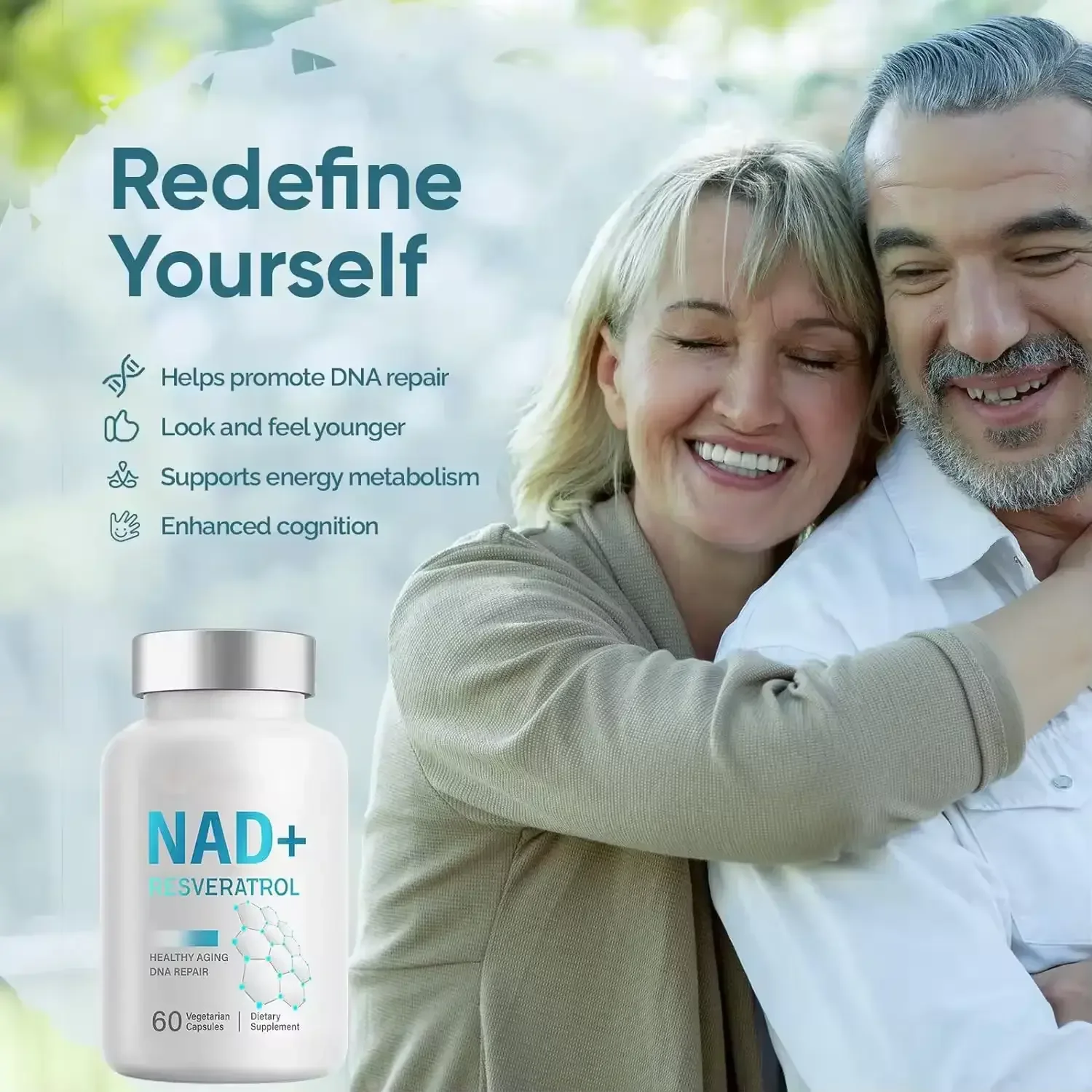 Nad cell регенератор и ресвератрол elite niagen nicotinamide nad капсулы для долголетия энергии 30 Вегетарианская капсула