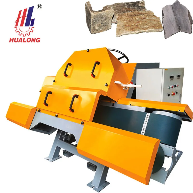 Hualong Machinery HLVS-1200 natural stone cutting granite marble brick block cutter decorative Culture Stone Making Machine for
