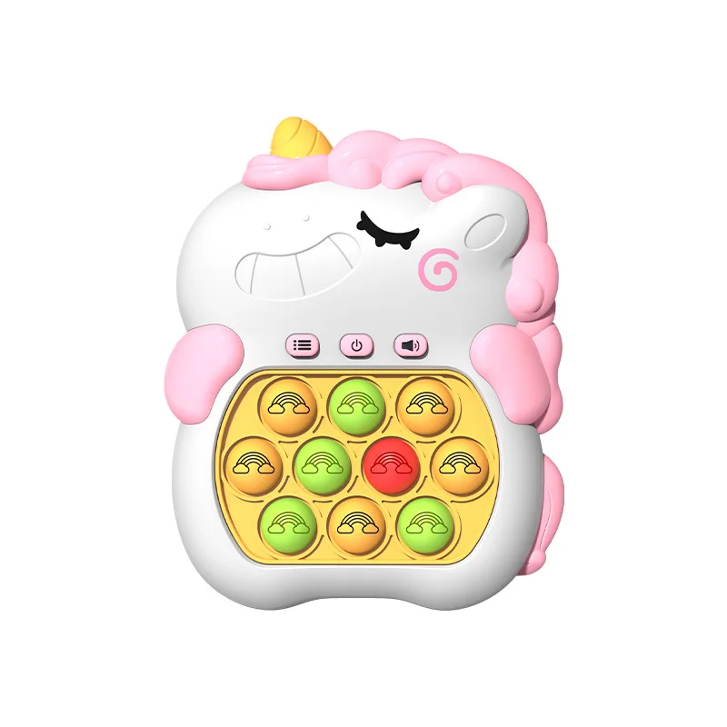 2024 New Quick Push Electronic Game Quick Push Game Machine Unicorn Puzzle Game Electronic Toys
