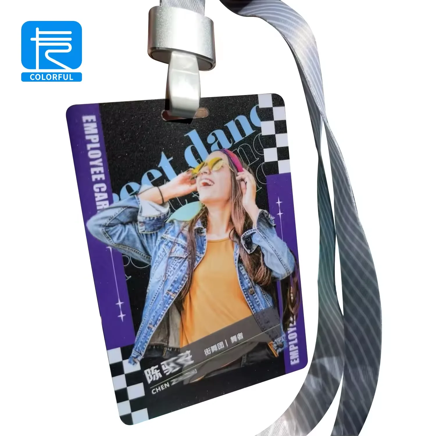 Customized Design VIP Passes Plastic Badge Backstage Passes Event Staff PVC Card With Lanyard