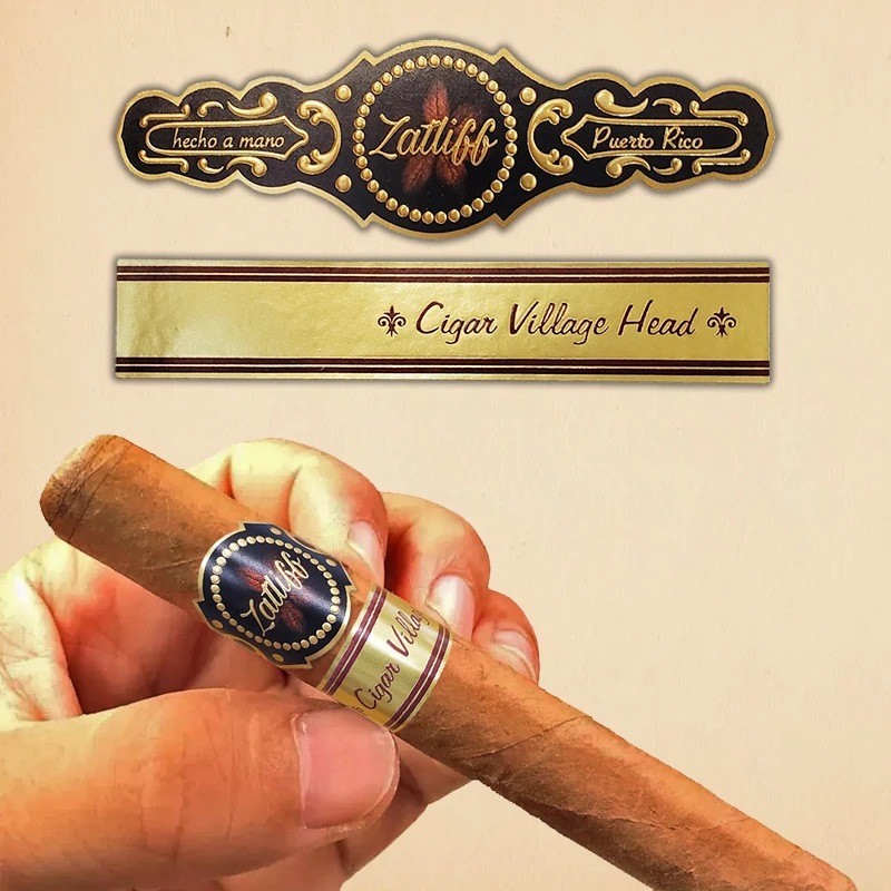 Cigar Ring Label Helogram Cigar Labels Foil Cigar Band Label Printing