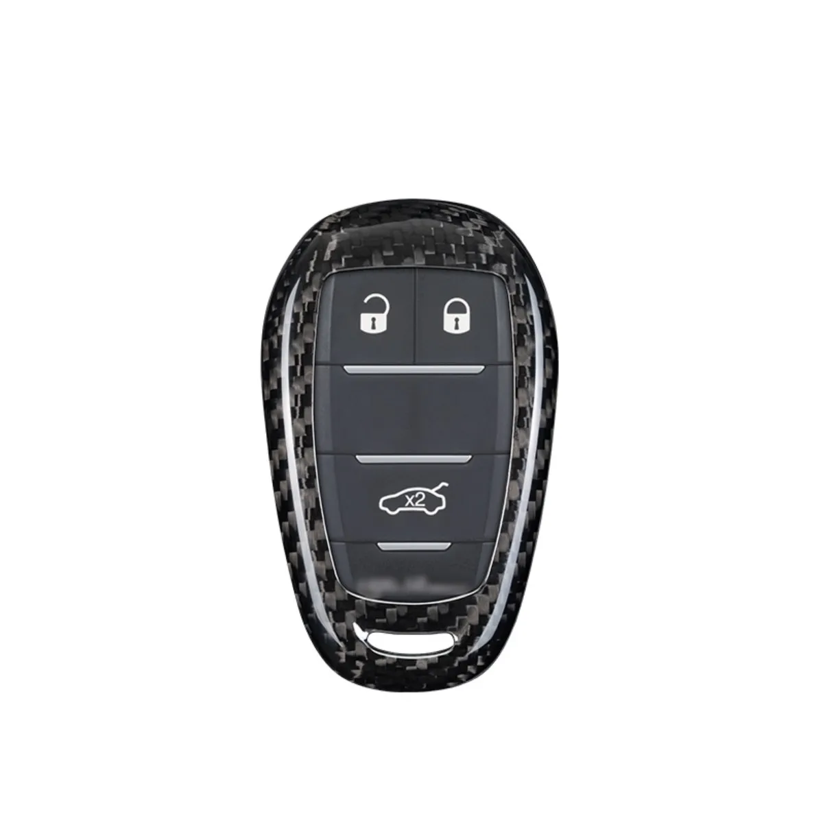 Fashion Car Key Cover For Alfa Romeo Carbon Fiber Car Key Case Car Interior Accessories  Key Cover Protect Bag T-carbon
