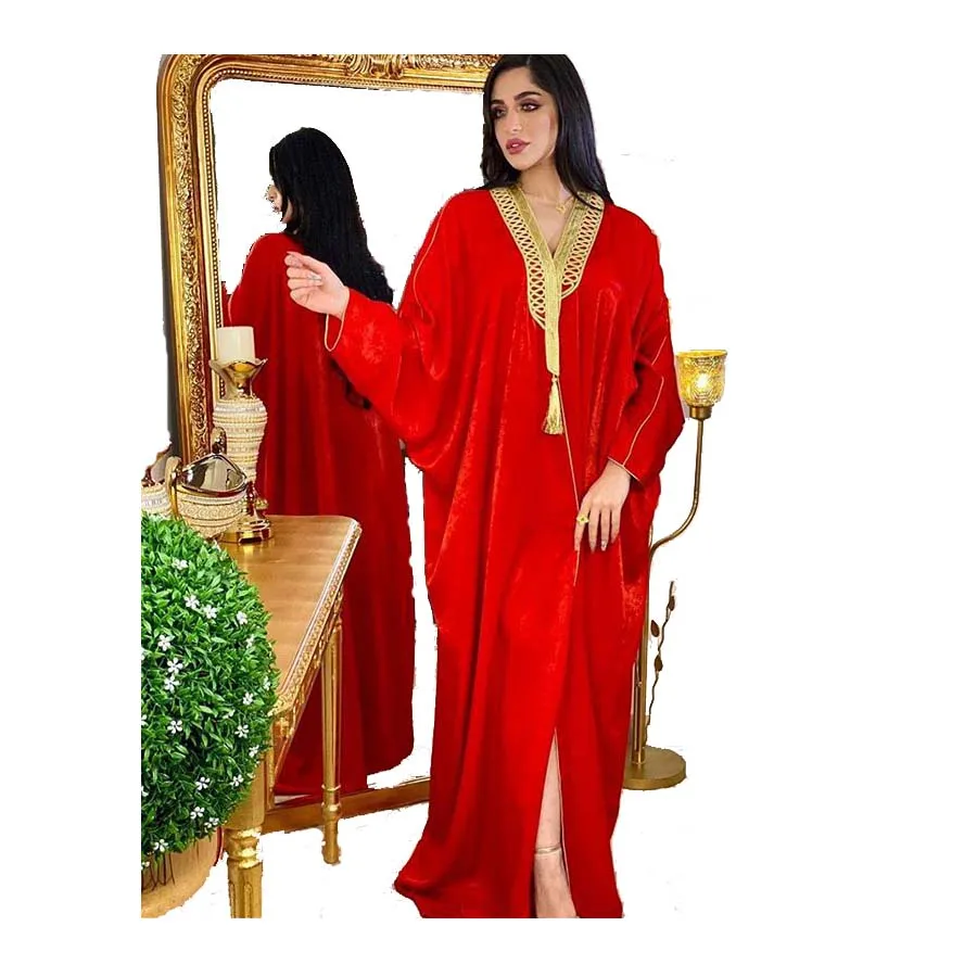 
 Летние платья, Турция, Арабская, Дубай, ретро, роскошная бархатная мусульманская абайя, женская одежда, большие размеры, халат, длинное платье  