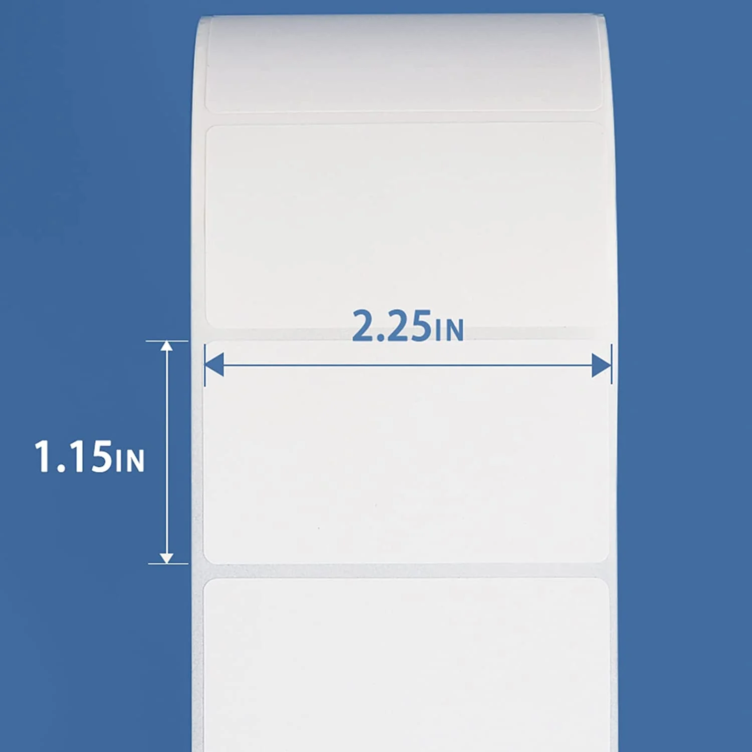 Factory Custom Product Labels Color Direct Thermal Labels High Quality Blank Barcode Thermal Sticker Roll 2.25 X 1.25 Paper Roll
