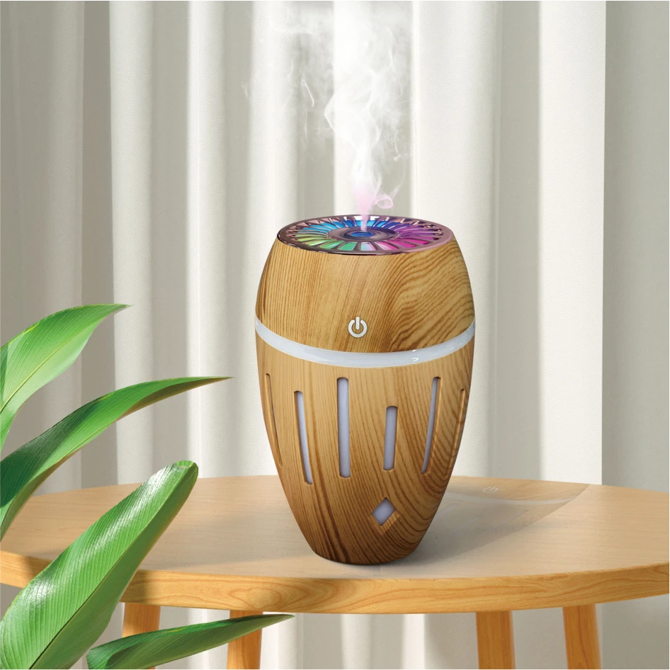 Hot Selling 300ml Dazzling light car humidifier Cool Nano Mist Sprayer Ultrasonic Portable Cup humidifier for Car