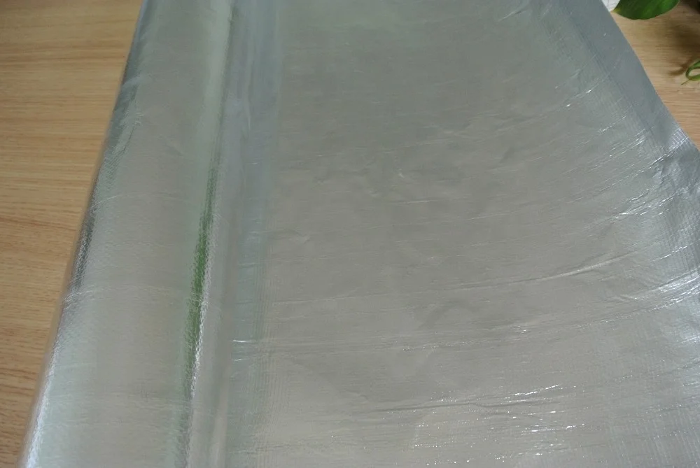 PE woven fabric laminated aluminum foil for heat insulation