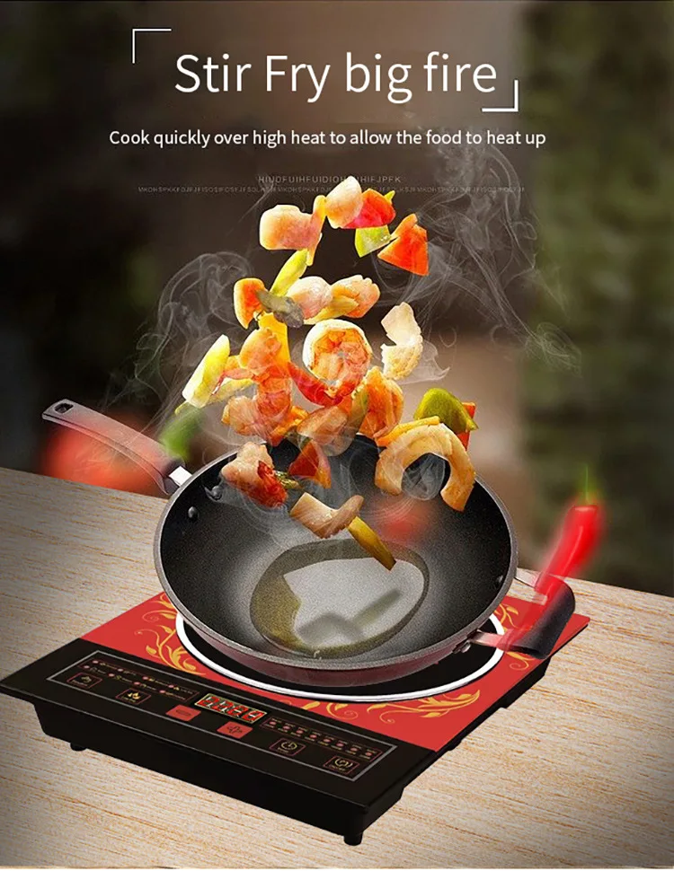 Hot Plates Multifunction Digital Touch Control Single Electric Stove Infrared Cooker Induction Cooktop