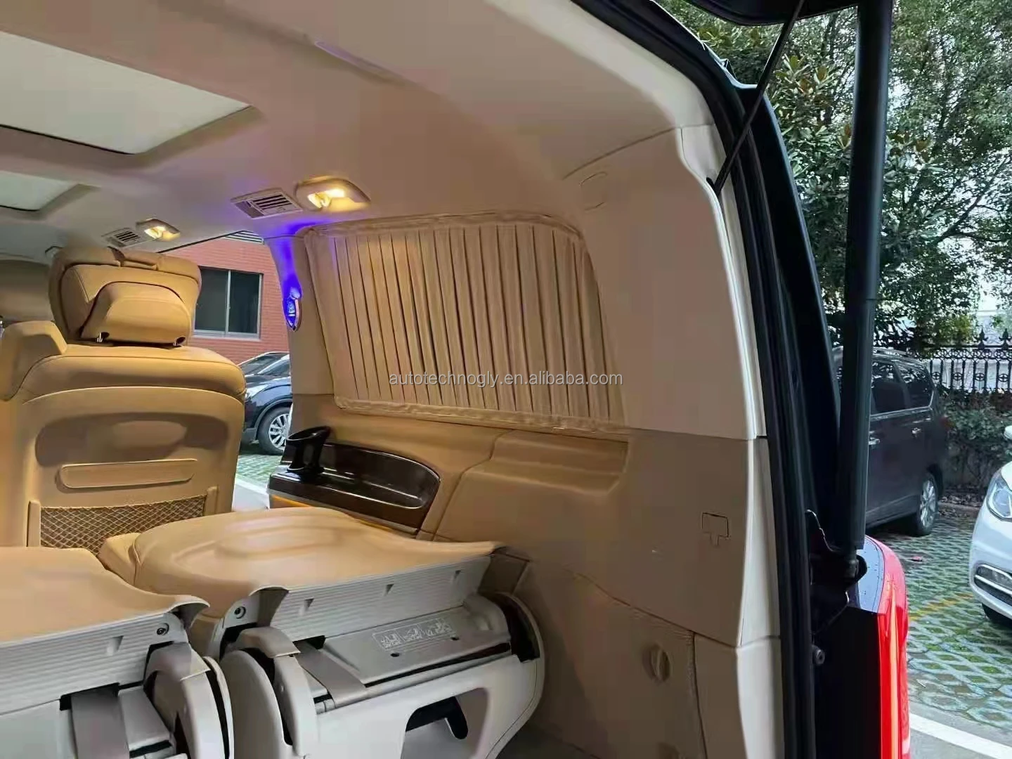 wholesale customized car curtains automotive interior design for conversion van luxury vans minibus cars