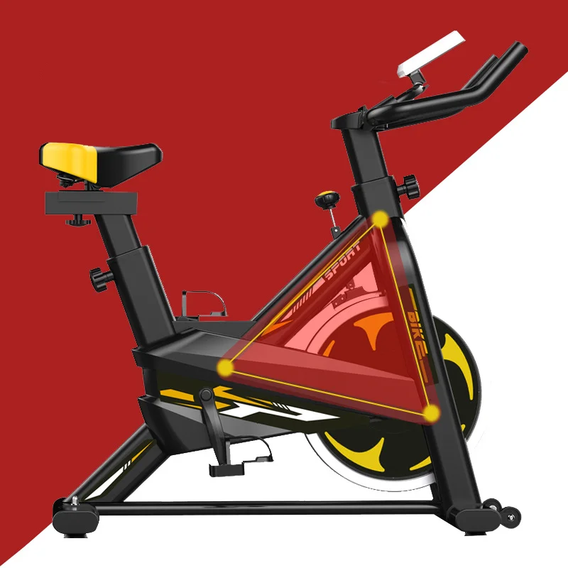 The spinning top makes the home pedal a Chinese controlled magnetic bicycle using a smart exercise indoor spinning bicycle to sp
