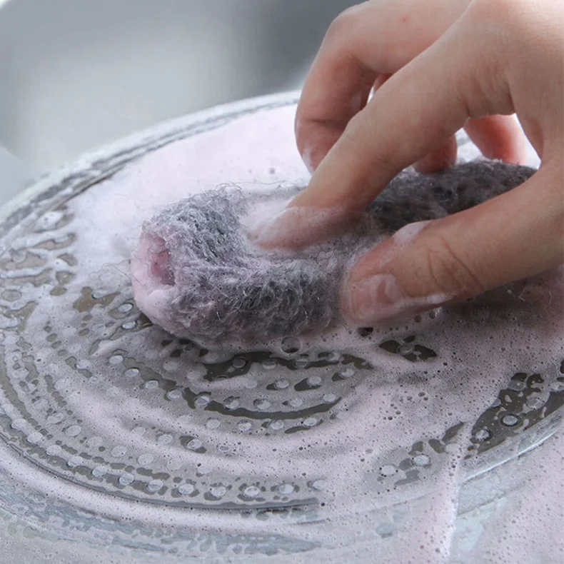 Wholesale cleaning steel wool cheap kitchen cleaning soap sponge pad for dish washing