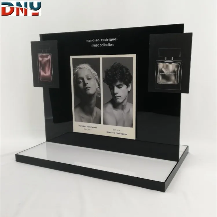 OEM ODM Design Acrylic Cosmetic Makeup Skincare Perfume Bottle Display Stand for Retail Stores