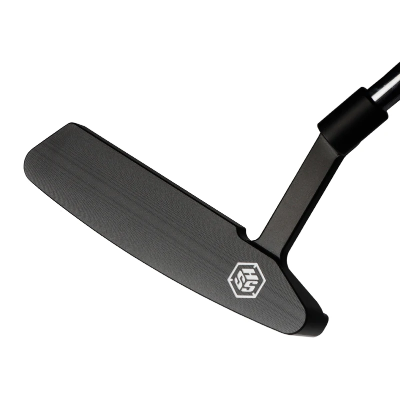 GAMEN right handed black color milled face golf putter competition golf club custom golf putter head