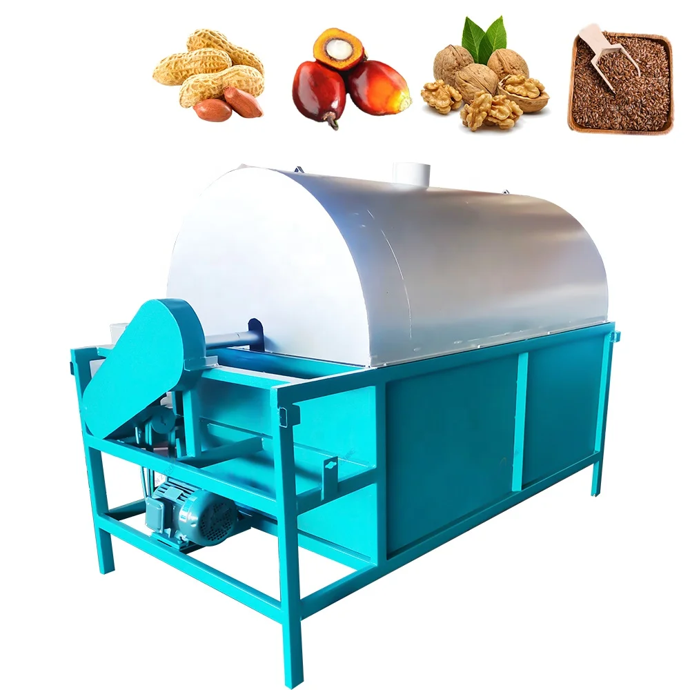 Farm Industry Usage Seeds Frying Drying Drum Machine/Stainless Steel Durable Custom Roasting Equipment