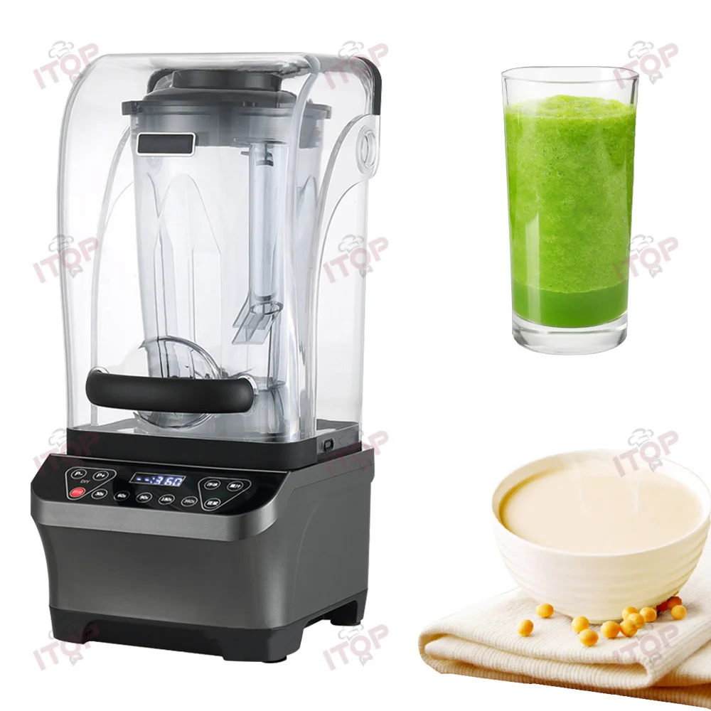 100% High-Power Brushless Motor Professional Blender High Speed Blender Commercial Mixer Blender Machine Smoothie Processor