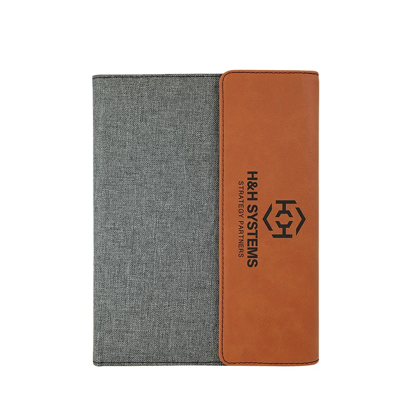 Promotional Notebook Custom Logo Printed Weekly Daily Planners in Business Cover Leather A5 Journal Sublimation Laser Printed