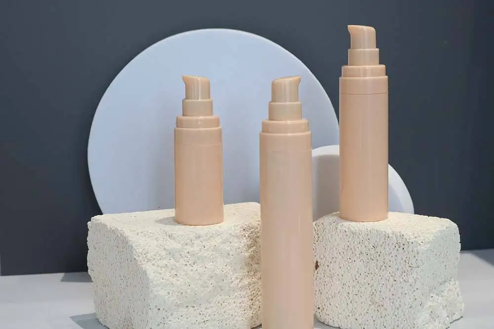 Hot Selling frosted airless 15ml 30ml 50ml airless spray bottle 50ml airless vacuum pump bottle