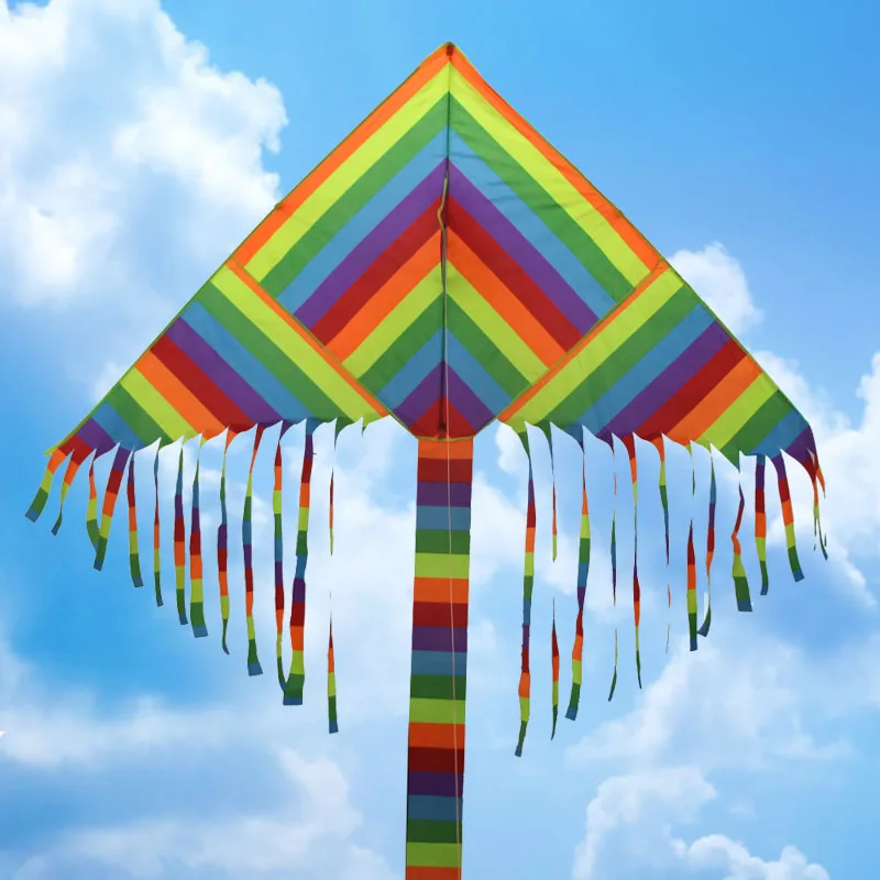 Прямая Заводская цена скидка 1,8 м большой длинный Радужный дельта кайт
