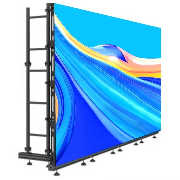 500x500 K empty led die casting aluminum screen display waterproof rental cabinet frame for indoor/outdoor P2.5 P4.81