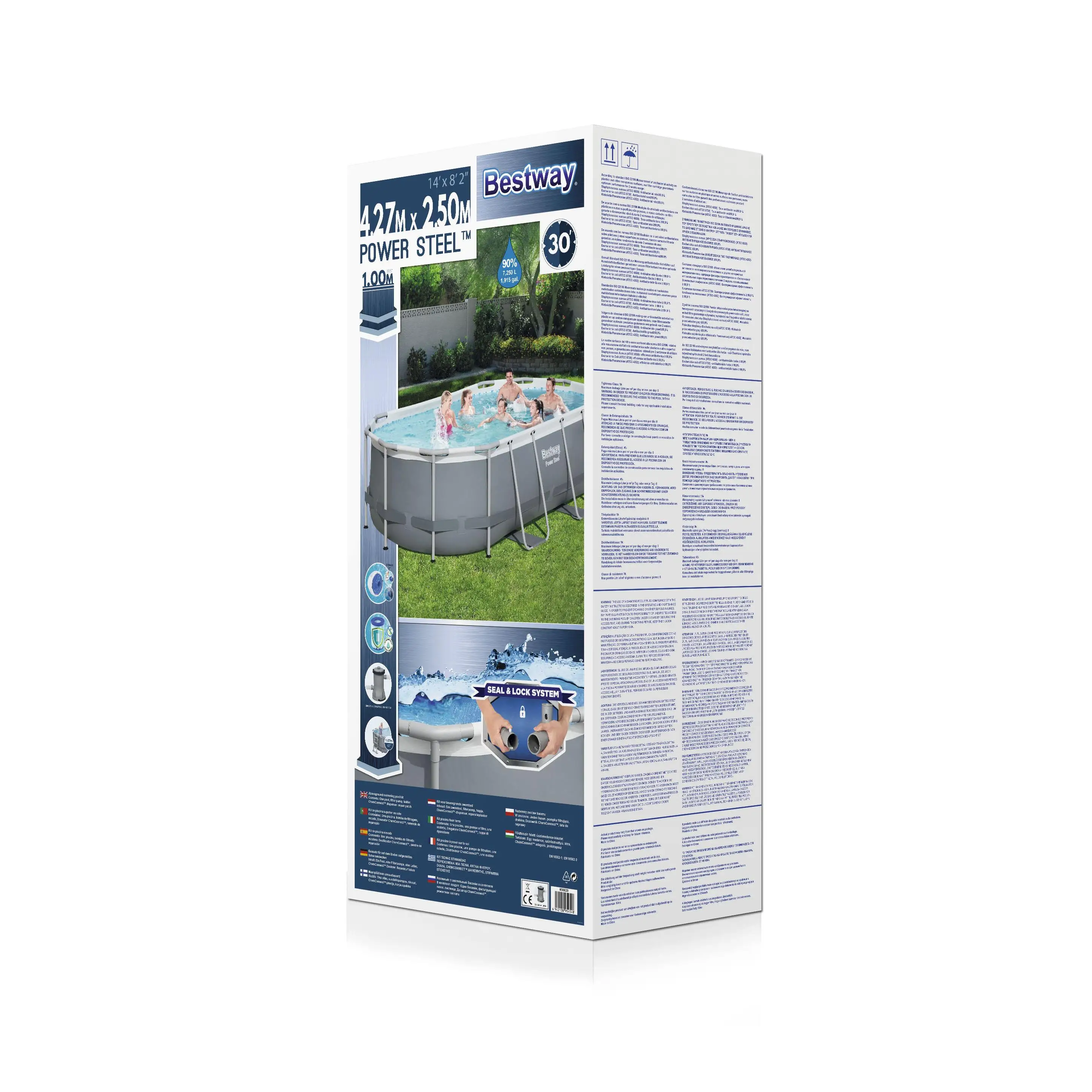 
Bestway 56448 16FT*10FT*42IN Power Steel Above Ground Pool Set above ground steel swimming pool 